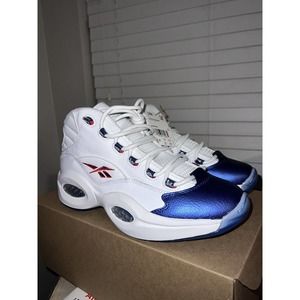 Reebok Classics Question Mid “Blue Toe” Allen Iverson OG GX0227 Men’s Size 10.5